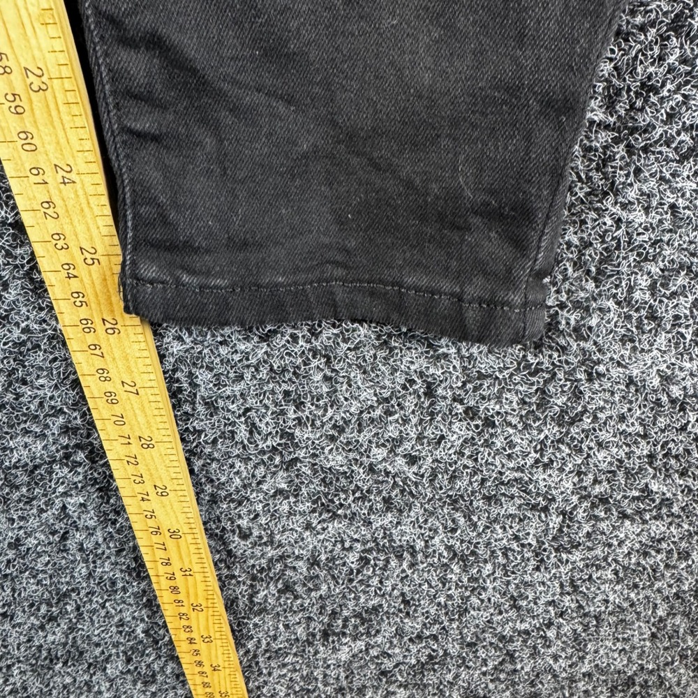 Everlane Authentic Stretch High Rise Skinny Jeans Black Ankle Size 29 - Picture 4 of 7